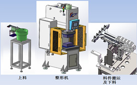 MIM粉末整形自動(dòng)化上下料解決方案