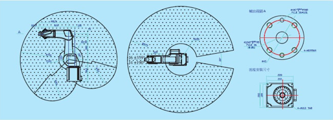六軸機(jī)械手CAD圖